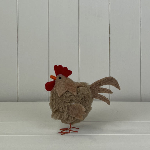 Beige Freestanding Chicken 13X7X15cm  Weight-23G
