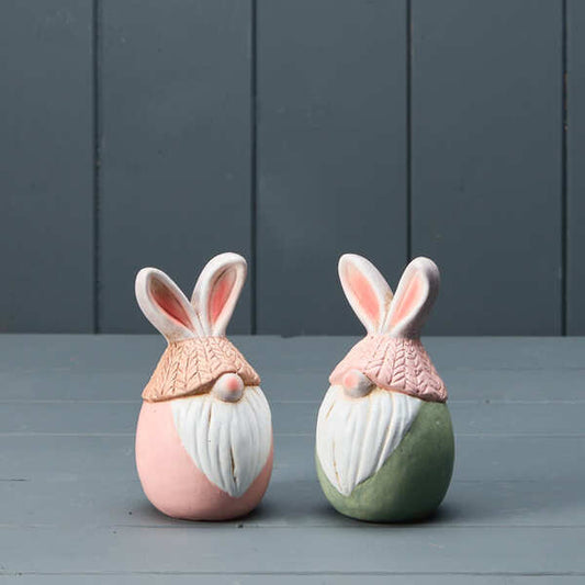 Mixed Pink And Green Gonks H12 W6.5 D6.5