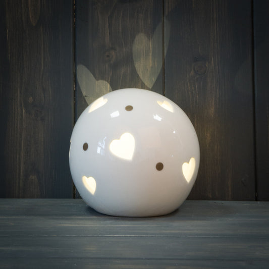 Heart Globe Led 9 cm Table Lamp