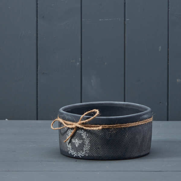 Black Bee Bowl Td16cm H7.5cm