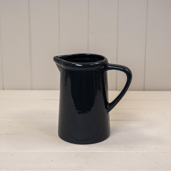 Large Midnight Blue Ceramic Jug