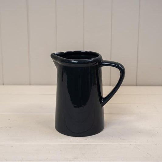 Large Midnight Blue Ceramic Jug