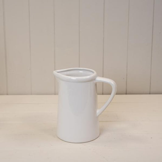 White Ceramic Jug TD10cm x H18cm