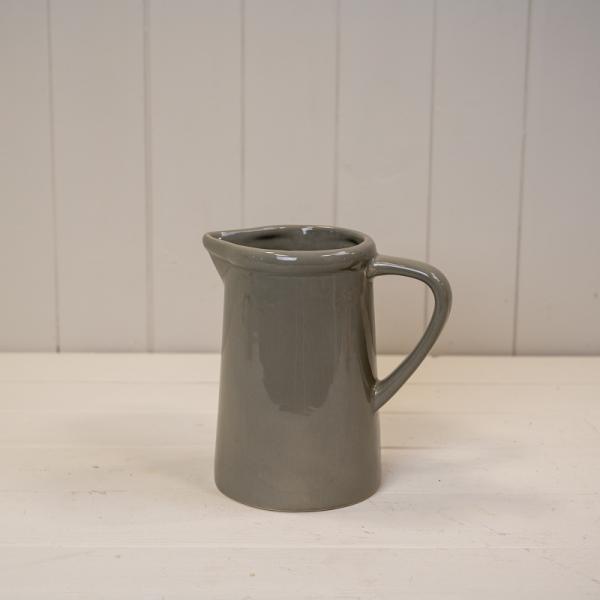 Large Grey Ceramic Jug