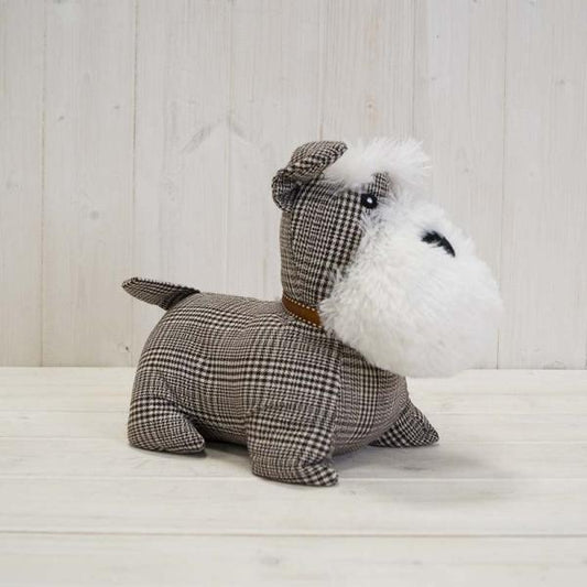 Schnauzer Dog Doorstop (21cm) 26x14x21 1.5-2KG