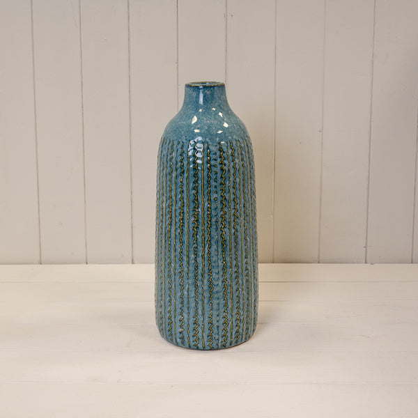 Blue Ceramic Vase