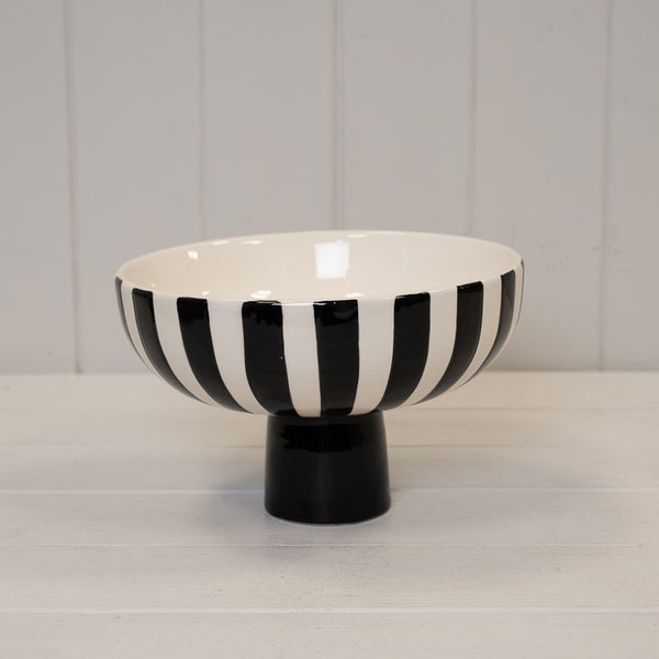 Black and White Ceramic Bowl Decor