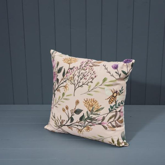 Washable Cotton Printed Cushion with Filling 45x45cm