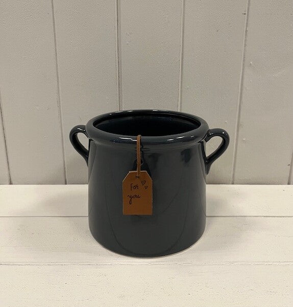 Midnight Blue "For You" Vase TD13cm x H15cm