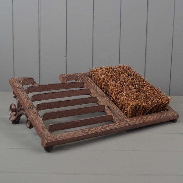 Cast Iron Boot Scraper 'N' Brush 34.5X23X10.5