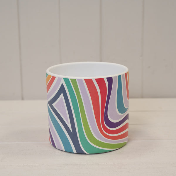 Rainbow Pot 13.8cm H12.5cm L13.8cm W13.8cm Weight-138g