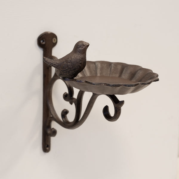 Cast Iron Bird Feeder with Bracket 25x15.5x22cm