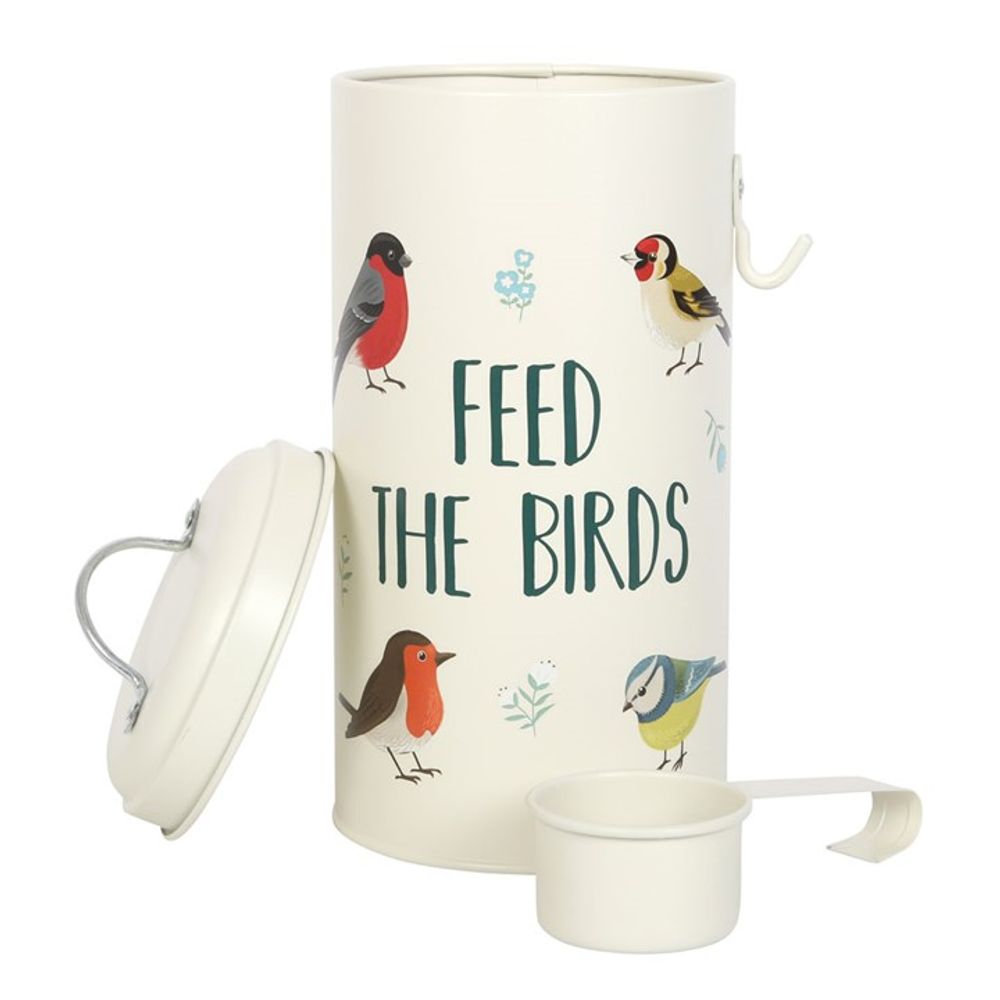 Feed the Birds Bird Seed Tin and Scoop