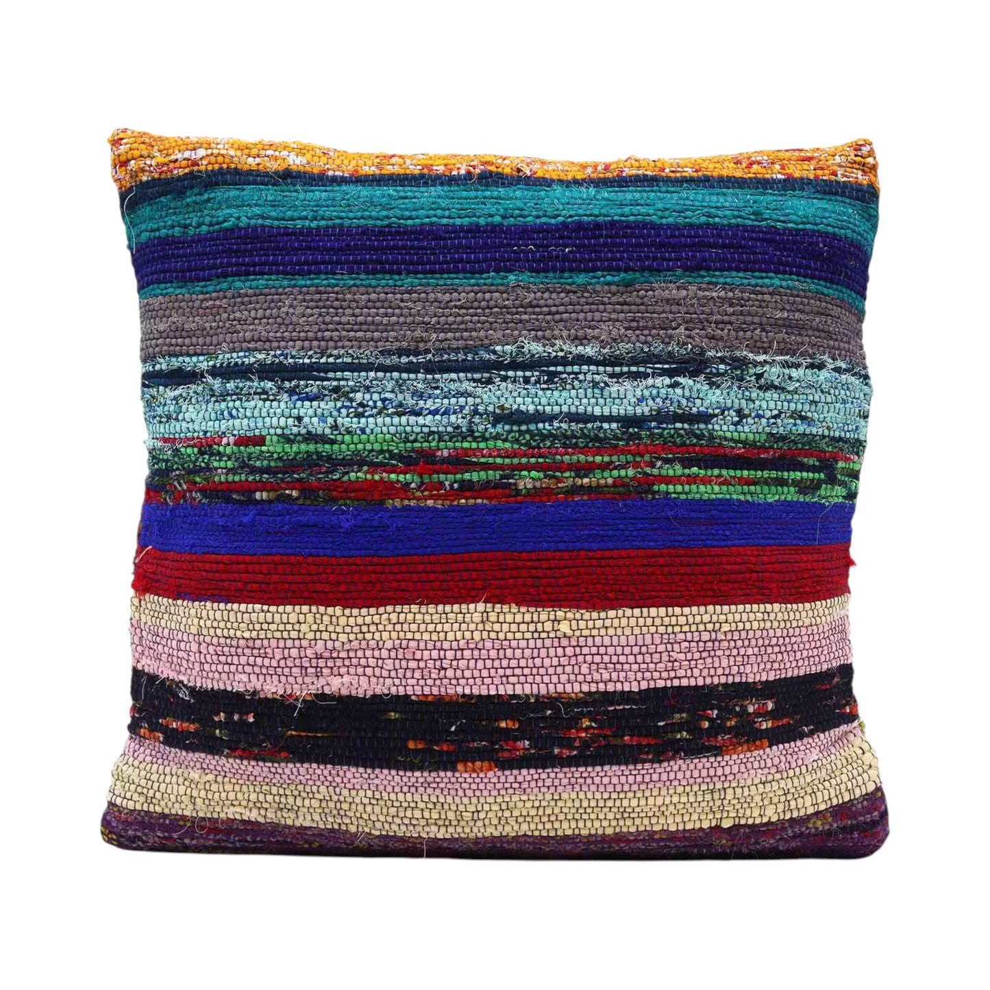 Rag Rug Cushion Covers - Charcoal Greys