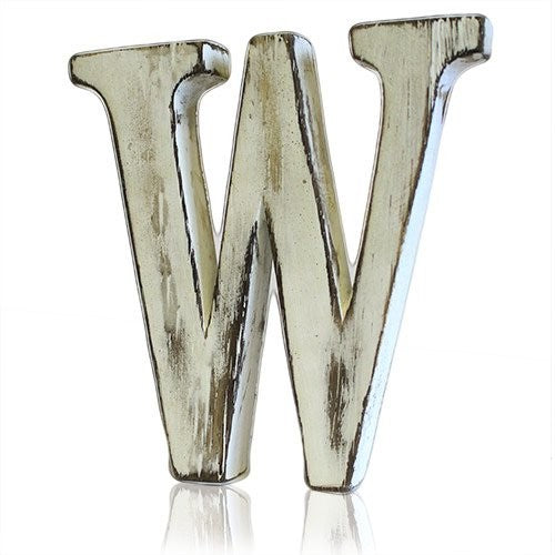 Shabby Chic Letters W