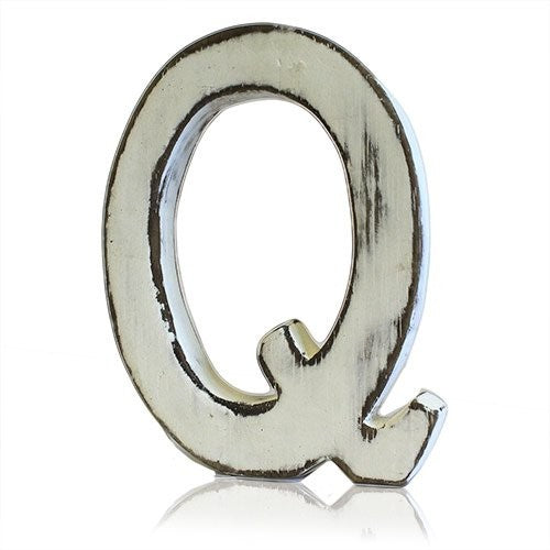 Shabby Chic Letters Q