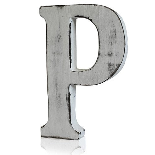 Shabby Chic Letters P