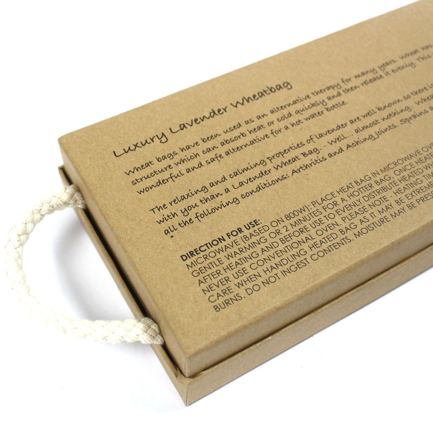 Luxury Lavender Wheat Bag in Gift Box Sleeping RELAX