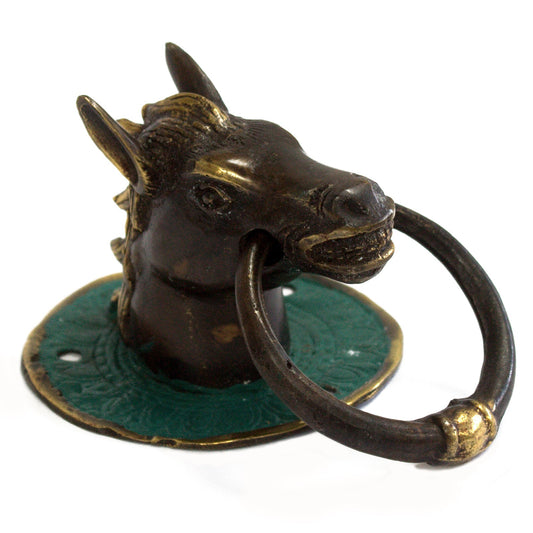 Horses Head Brass Door Knocker