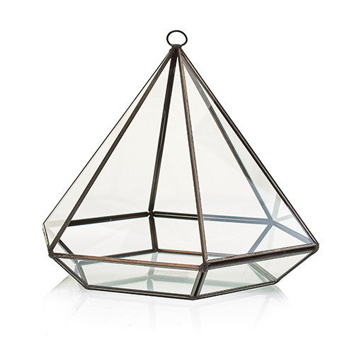 Glass Terrarium Large Diamond