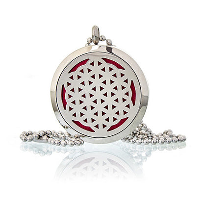 Aromatherapy Diffuser Necklace Flower of Life 30mm