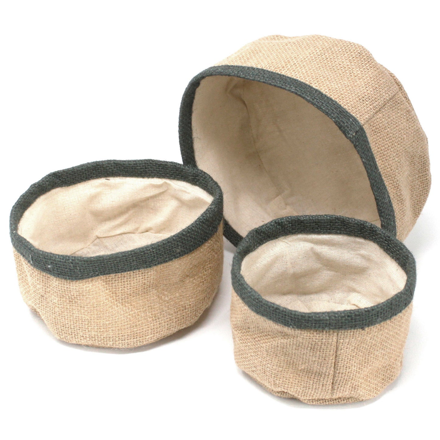 Set of 3 Natural Jute Baskets