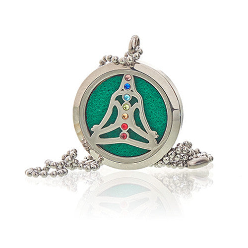 Aromatherapy Jewellery Necklace Yoga Chakra 30mm