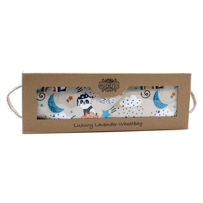 Luxury Lavender Wheat Bag in Gift Box Sleepy Panda