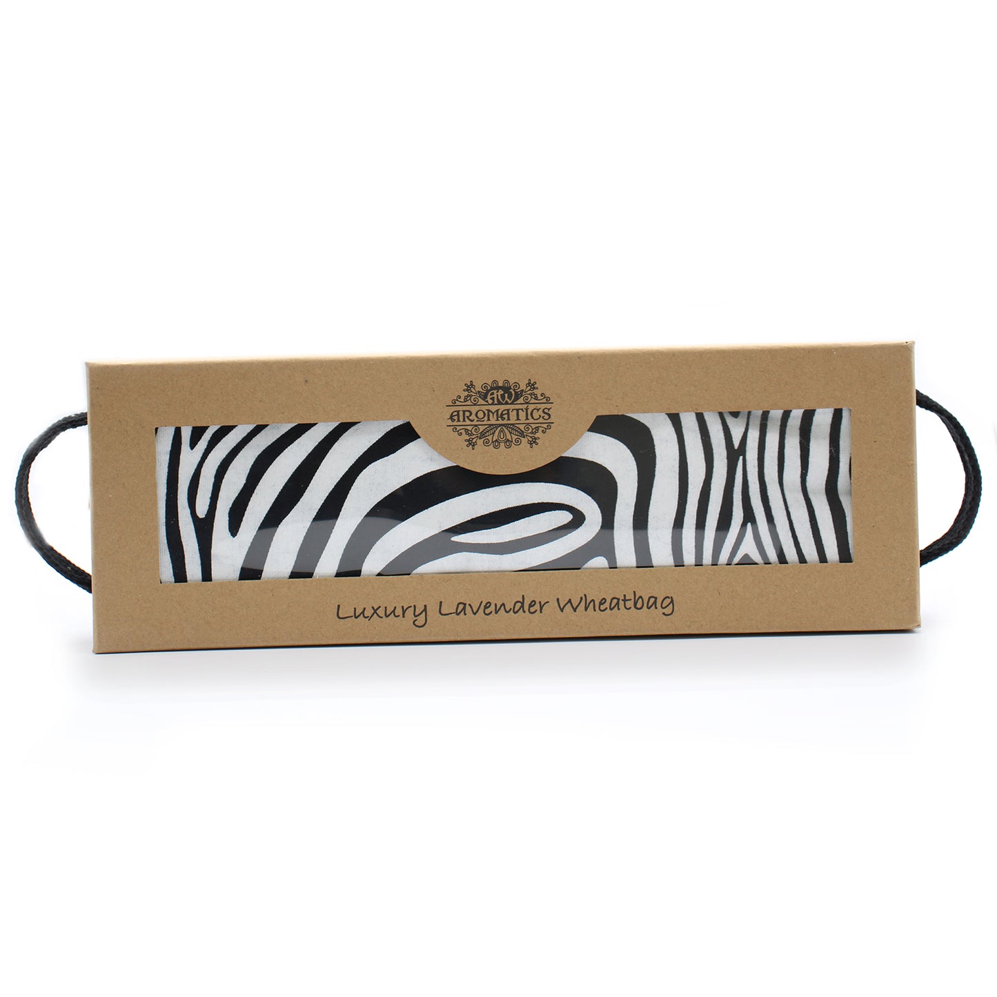 Luxury Lavender Wheat Bag in Gift Box Zebra