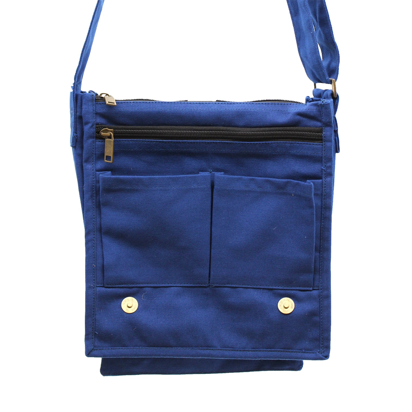 Cotton Canvas Messenger Bag