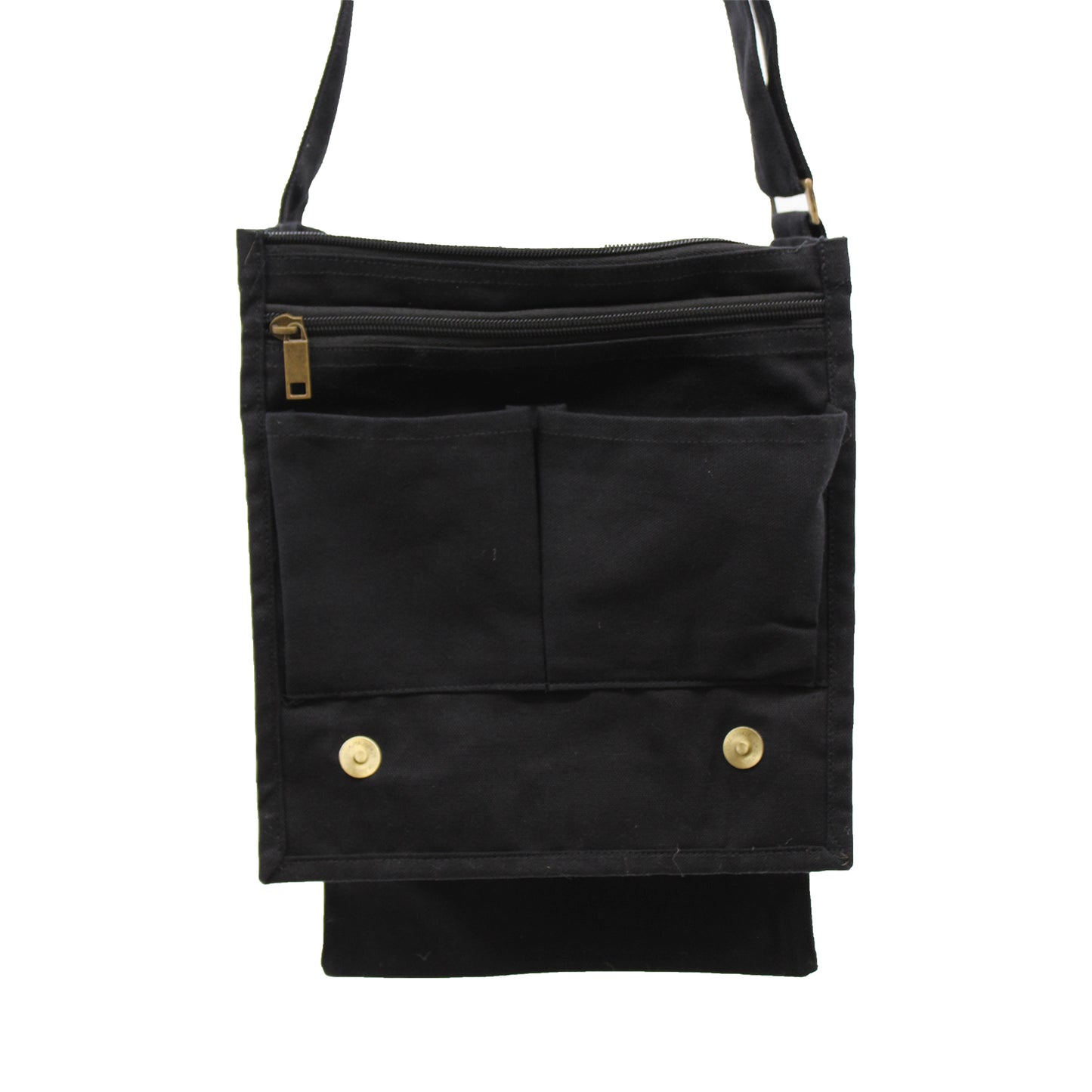 Cotton Canvas Messenger Bag