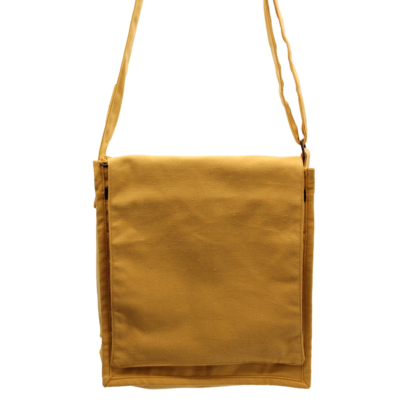 Cotton Canvas Messenger Bag