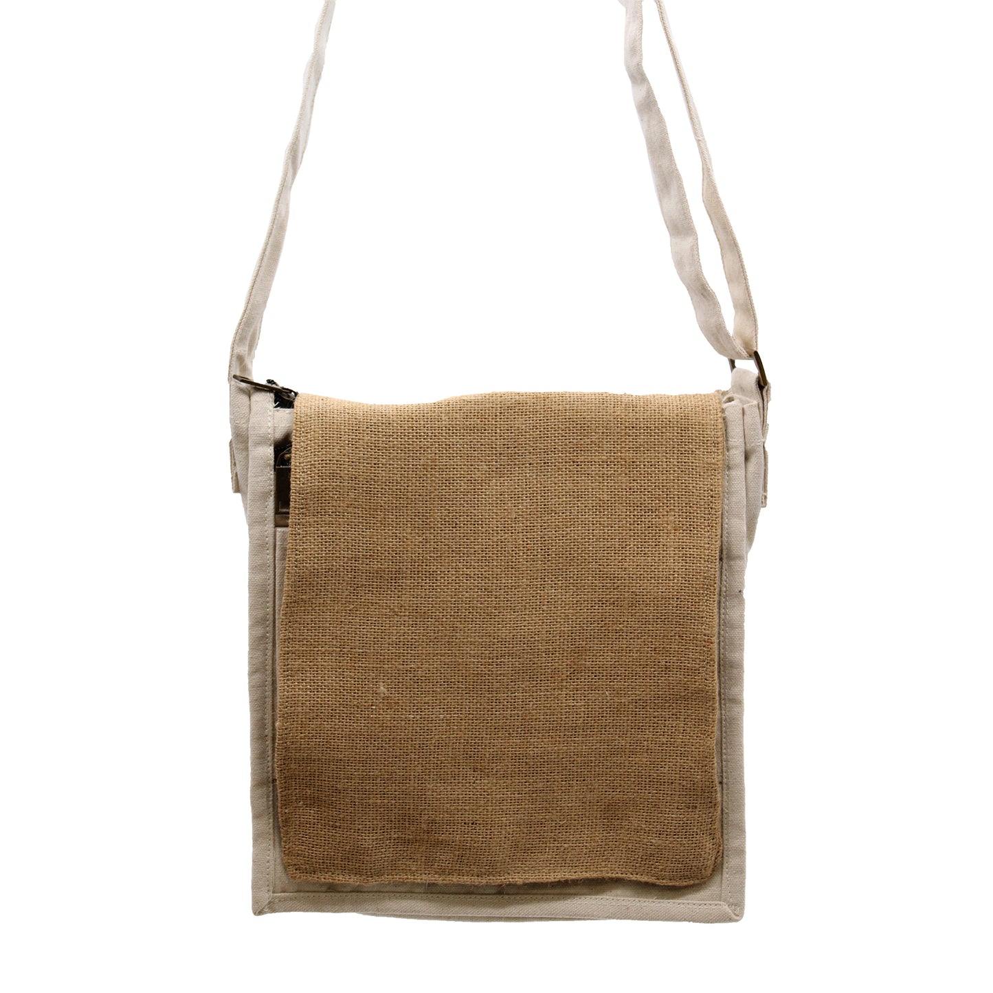 Cotton Canvas Messenger Bag