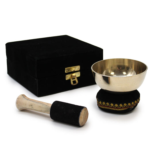 Brass Singing Bowl Gift Set 9cm