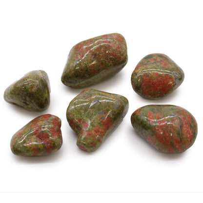 African Tumble Stones - Unakite