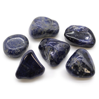 African Tumble Stones - Sodalite - Pure Blue