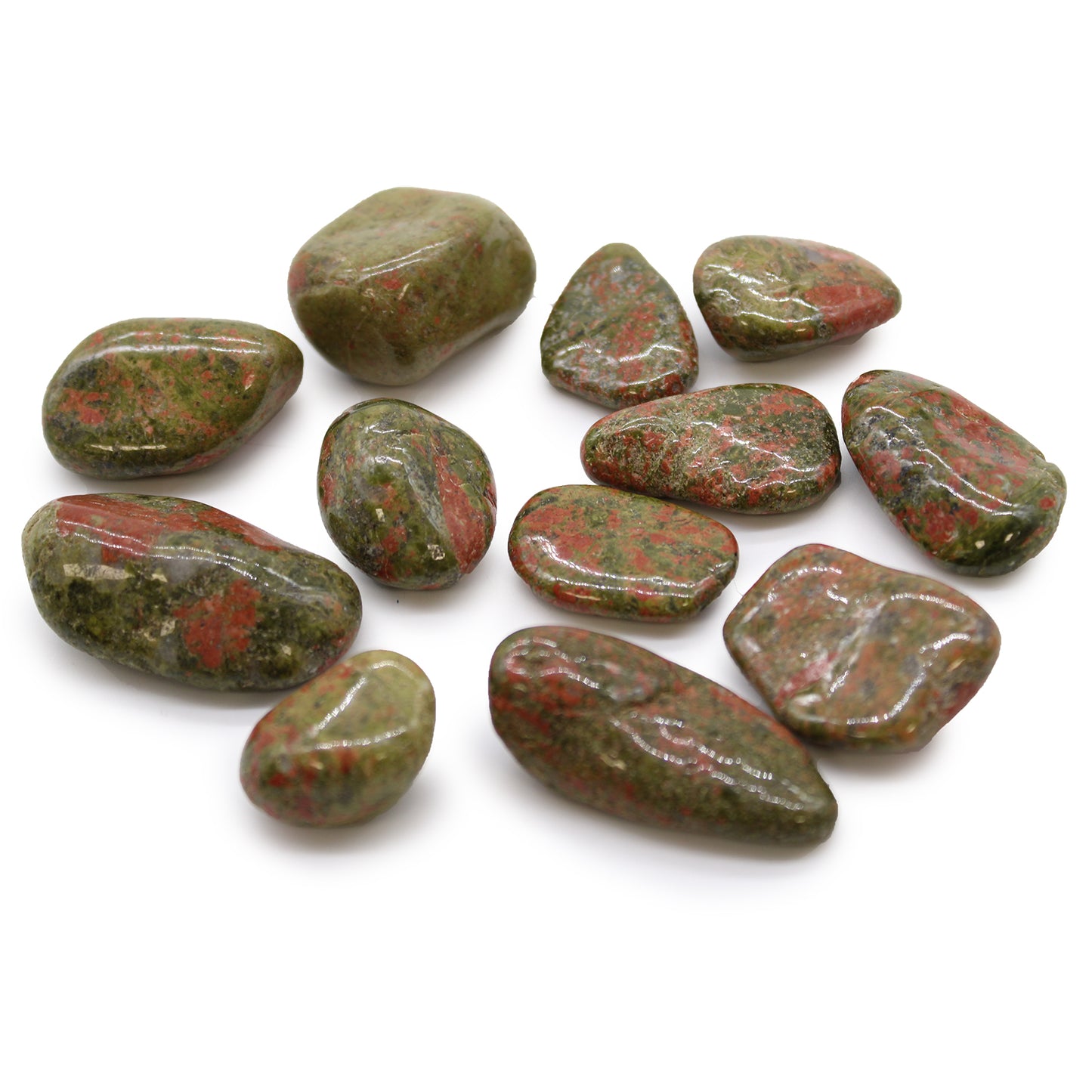 African Tumble Stones - Unakite