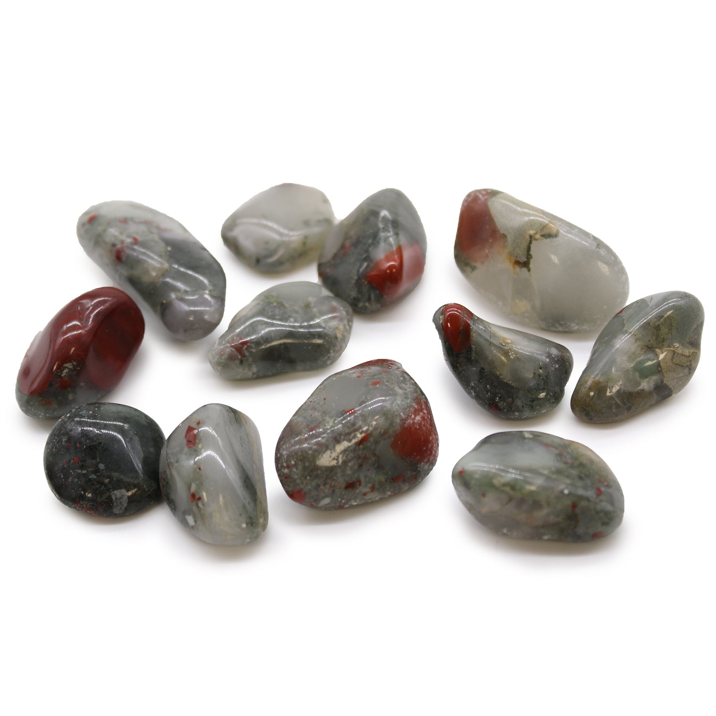 African Tumble Stones - Bloodstone - Sephtonite