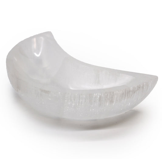 Selenite Moon Bowl 15cm