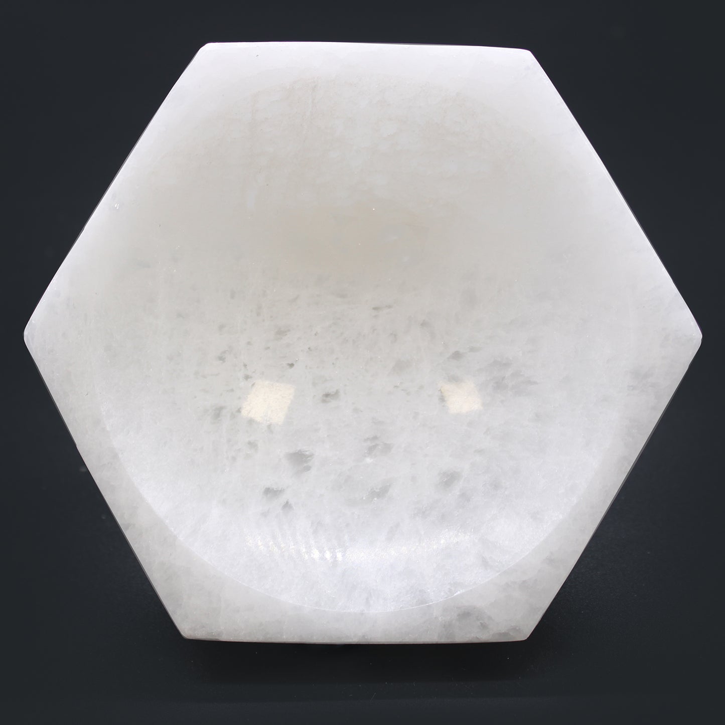 Selenite Hex Bowl 15cm