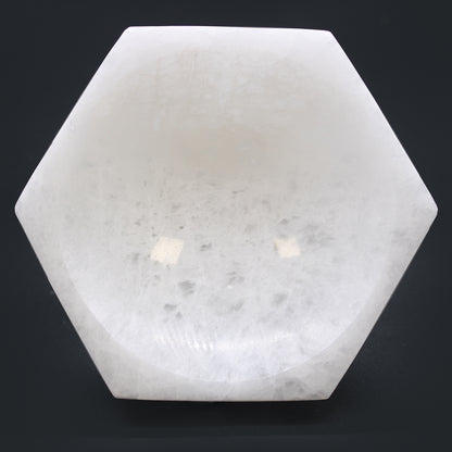 Selenite Hex Bowl 15cm