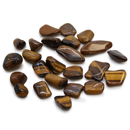 African Tumble Stones - Tigers Eye - Golden