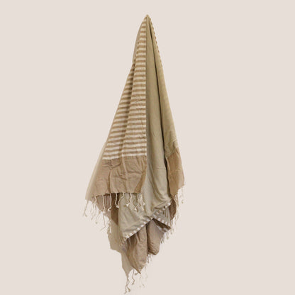 Cotton Pario Towel 100x180 cm Warm Sand