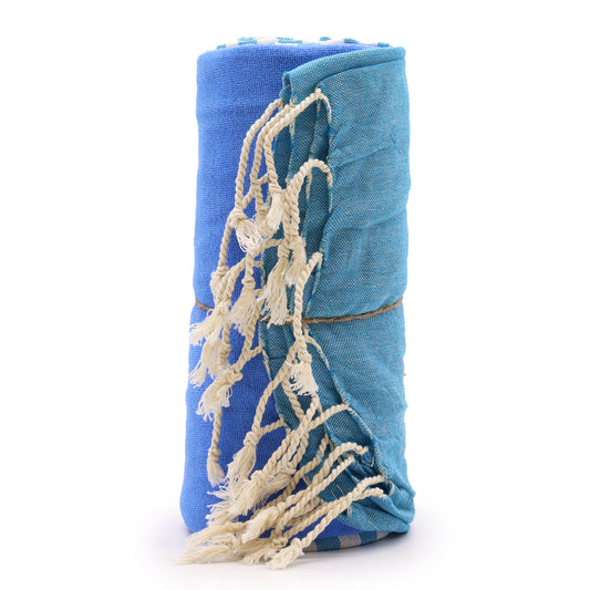 Cotton Pario Towel 100x180 cm Sky Blue