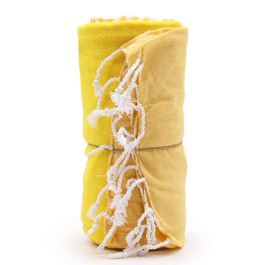 Cotton Pario Towel 100x180 cm Sunny Yellow