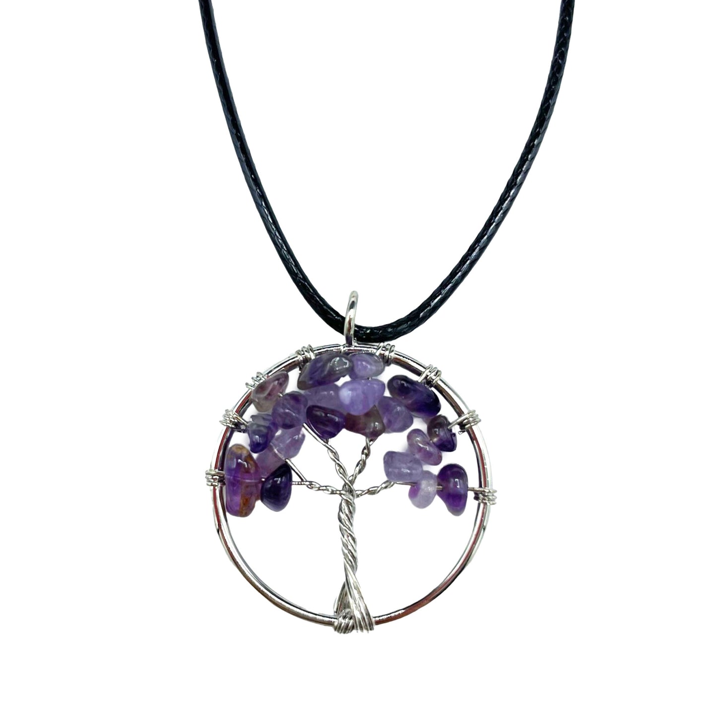 Amethyst Tree of Life Pendant