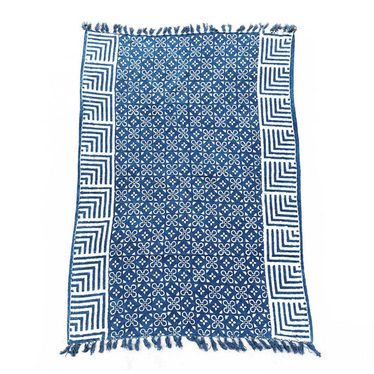 Handmade Indigo Throw