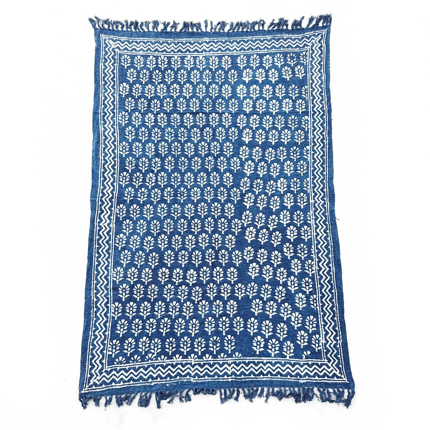 Handmade Indigo Throw