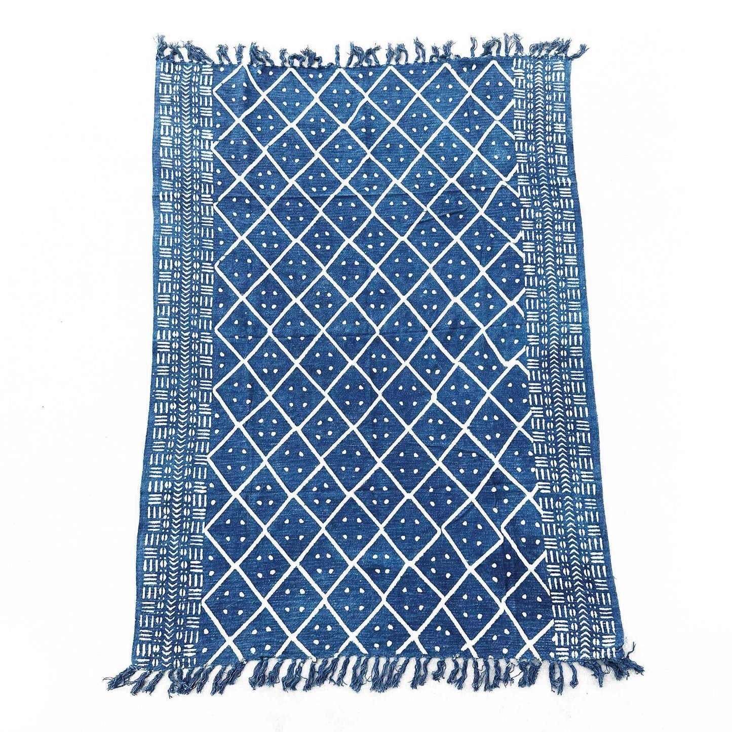 Handmade Indigo Throw