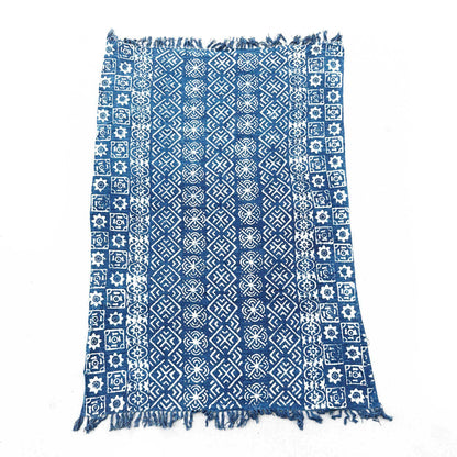 Handmade Indigo Throw